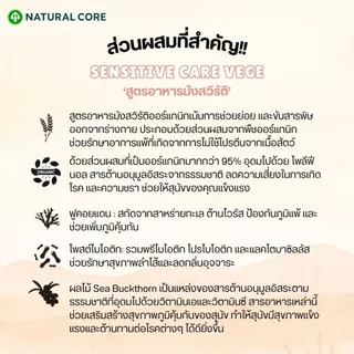 Natural Core Sensitive care VEGE อาหารเม็ดสำหรับสุนัขสูตรอาหารมังสวิรัติออร์แกนิค นำเข้าจากเกาหลี🇰🇷