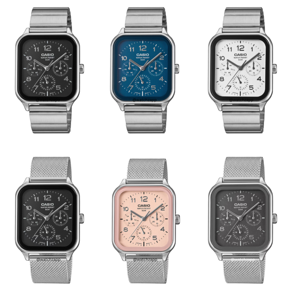 นาฬิกาข้อมือ Casio Standard man รุ่นใหม่ MTP-M306D MTP-M306M Series MTP-M306D-1A MTP-M306D-2A MTP-M3