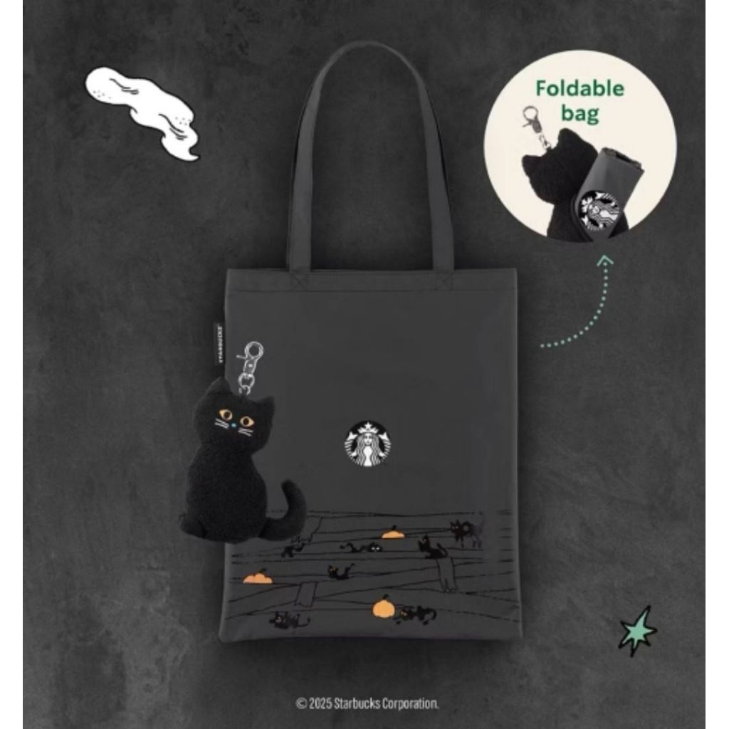 Starbucks แก้วและทัมเบลอร์ คอลเลกชันใหม่ Haunted Coffee House สุดลึกลับ แมวดำ 🐈‍⬛ และยังมีสินค้าไลฟ์สไตล์ ของแท้100%