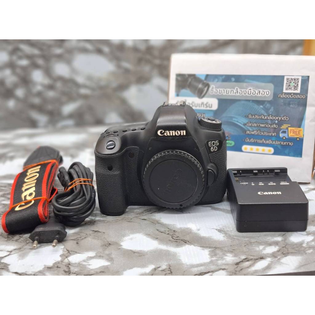 กล้องถ่ายรูป Body Canon 6D กล้องฟลูเฟรม มีเมนูภาษาไทย