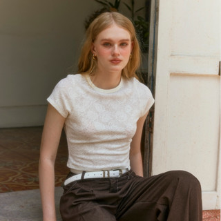 Nichii - Fira Lace Baby Tee เสื้อลูกไม้ยืด เบบี้ที