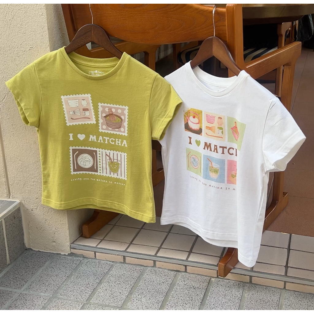 dotteri.ga - I 🍵 matcha ( เสื้อยืด baby tee )