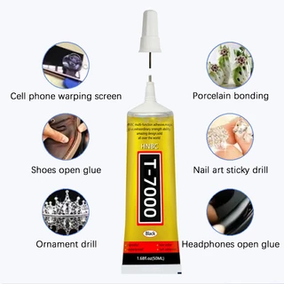 กาวติดจอมือถือT-7000 (15ml/50ml/110ml) กาวเอนกประสงค์ (เนื้อกาวสีดำ)