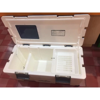 Everest Cooler Box กระติกน้ำแข็ง ถังแช่อเนกประสงค์พร้อมล้อลาก 75 ลิตร รุ่น AG750