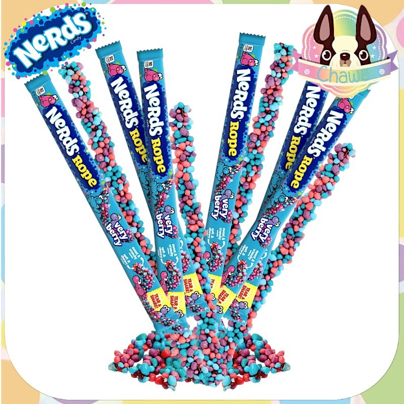 🎉พร้อมส่งจากไทย🚚 ขนมนำเข้าจาก 🇺🇸 🌈🍭 Nerds Rope Candy  💖✨