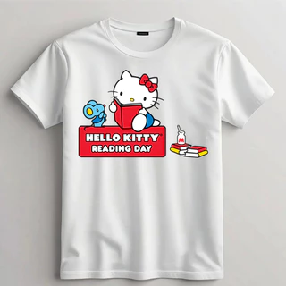 ตัวรีดติดเสื้อ Hello kitty set.2 ขนาด 10 CM🍒 แผ่นฟิมล์รีดร้อน อาร์มติดเสื้อ DIY คิตตี้ 🍒