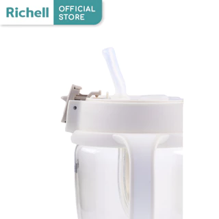 Richell(ริเชลล์) PPSU Straw Training Cup Step 1 แก้วหัดดูดหลอด PPSU สำหรับเด็ก 5 เดือน