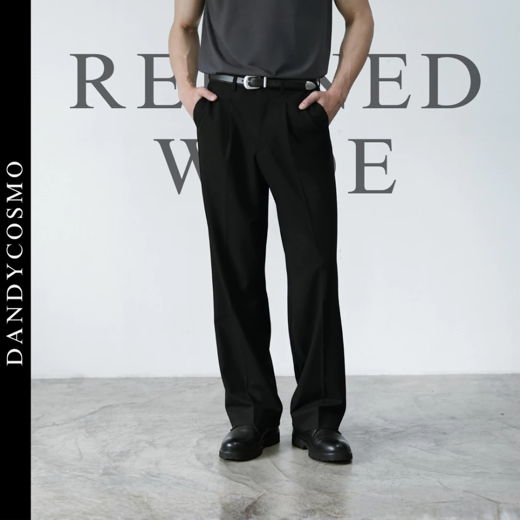 DANDY COSMO | กางเกง Refined Wide Hidden Banding Slack