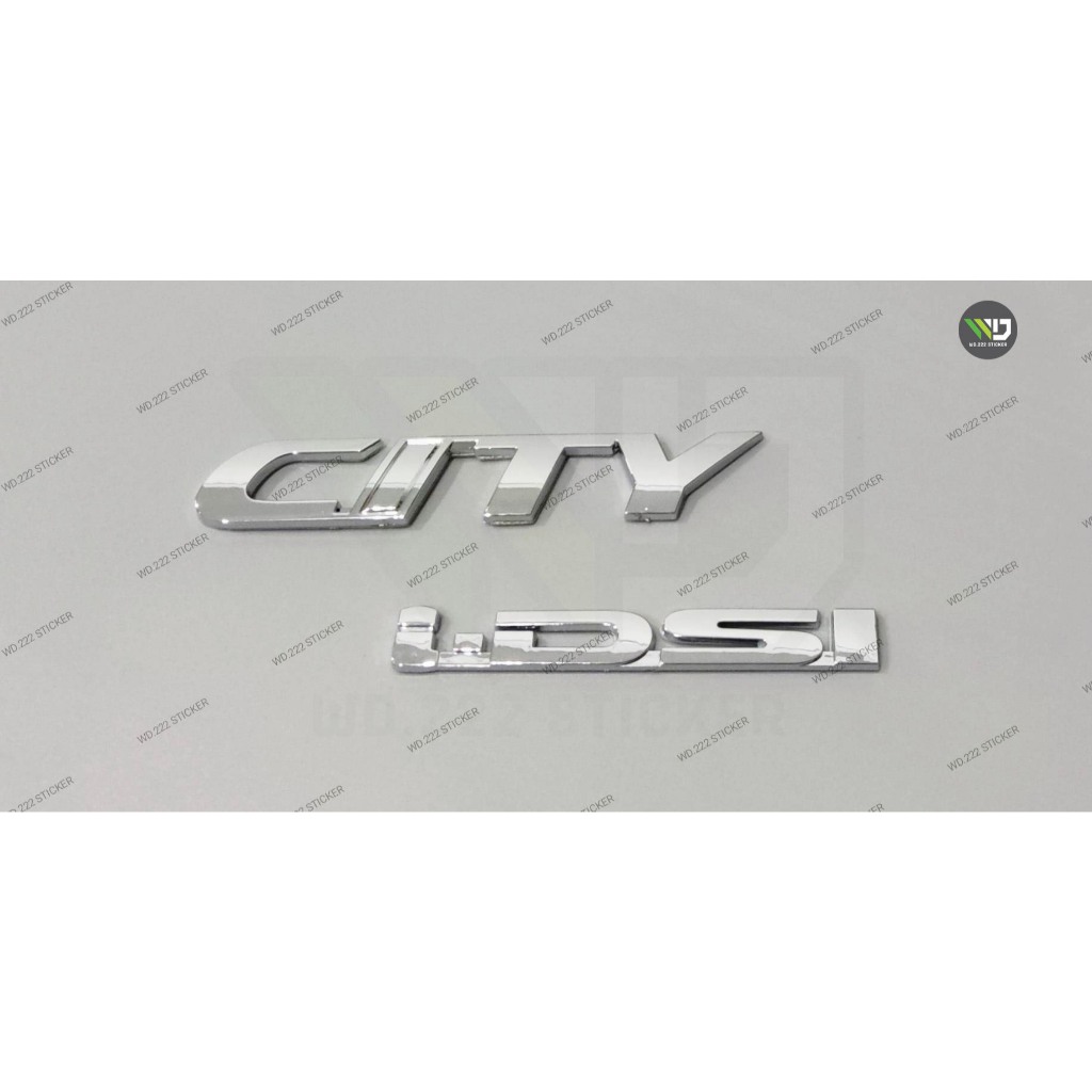 โลโก้ CITY i-DSI สำหรับ HONDA ปี 2002-2006