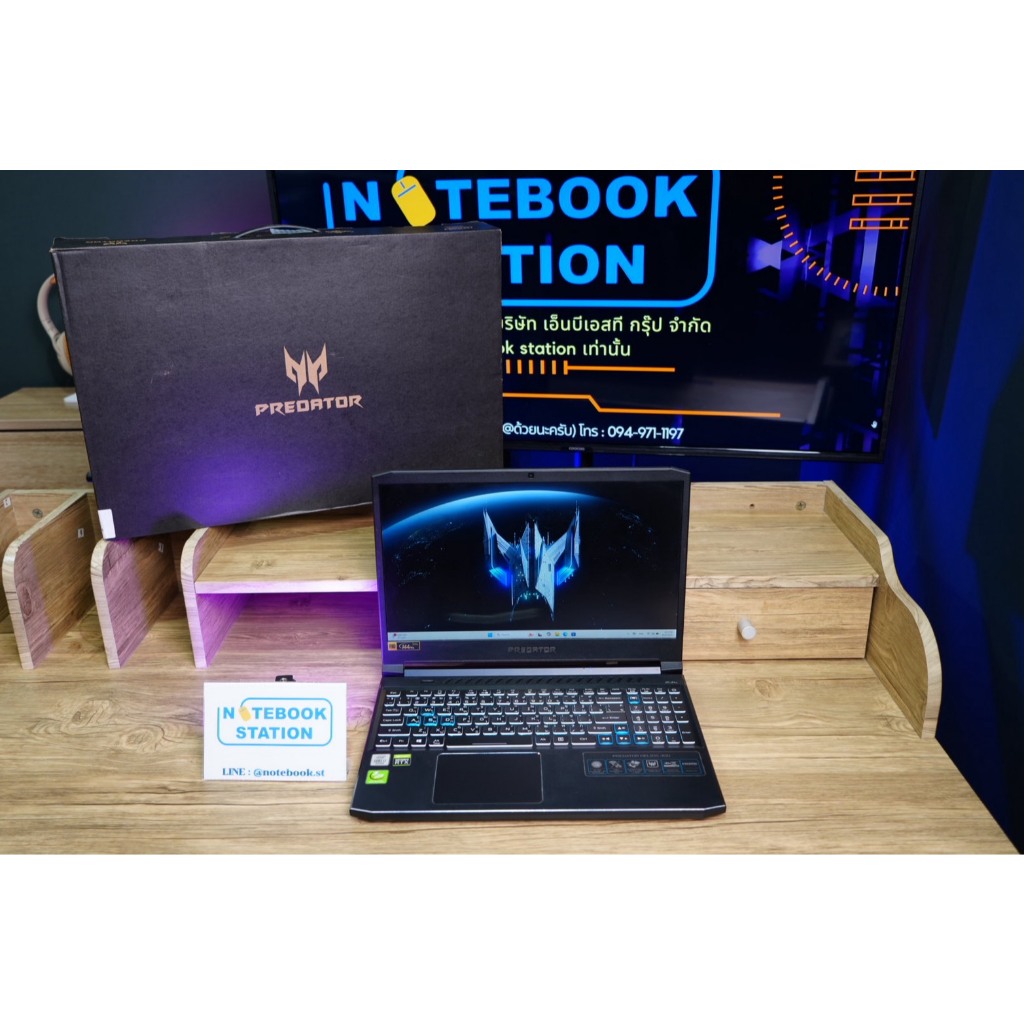 Acer Predator Helios 300 i7-10750H RTX-2060(6GB) Ram16 1TB M.2 จอ15.6 144Hz สเปคสูงจัดเต็ม ขายถูก ใน