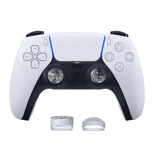 จุกหุ้มอนาล็อก คริสตัลใส[เกรดนำเข้า] สำหรับจอย PS5 / PS4 / Xbox / Pro ซิลิโคนยกสูง เพิ่มความแม่นยำ