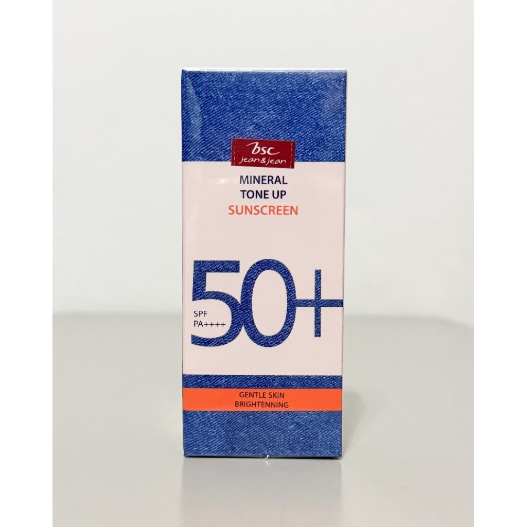 BSC Mineral Tone up Sunscreen SPF 50+ PA++++ 30 ml บีเอสซี มิเนอรัล โทนอัพ ซันสกรีน เอสพีเอฟ 50+ พีเอ++++ 30 มล.