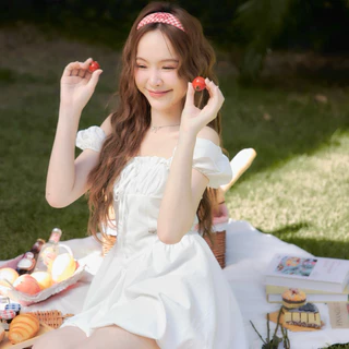 RIKA น้องHARU มินิเดรสบอลลูนผ้าไม่ต้องรีด