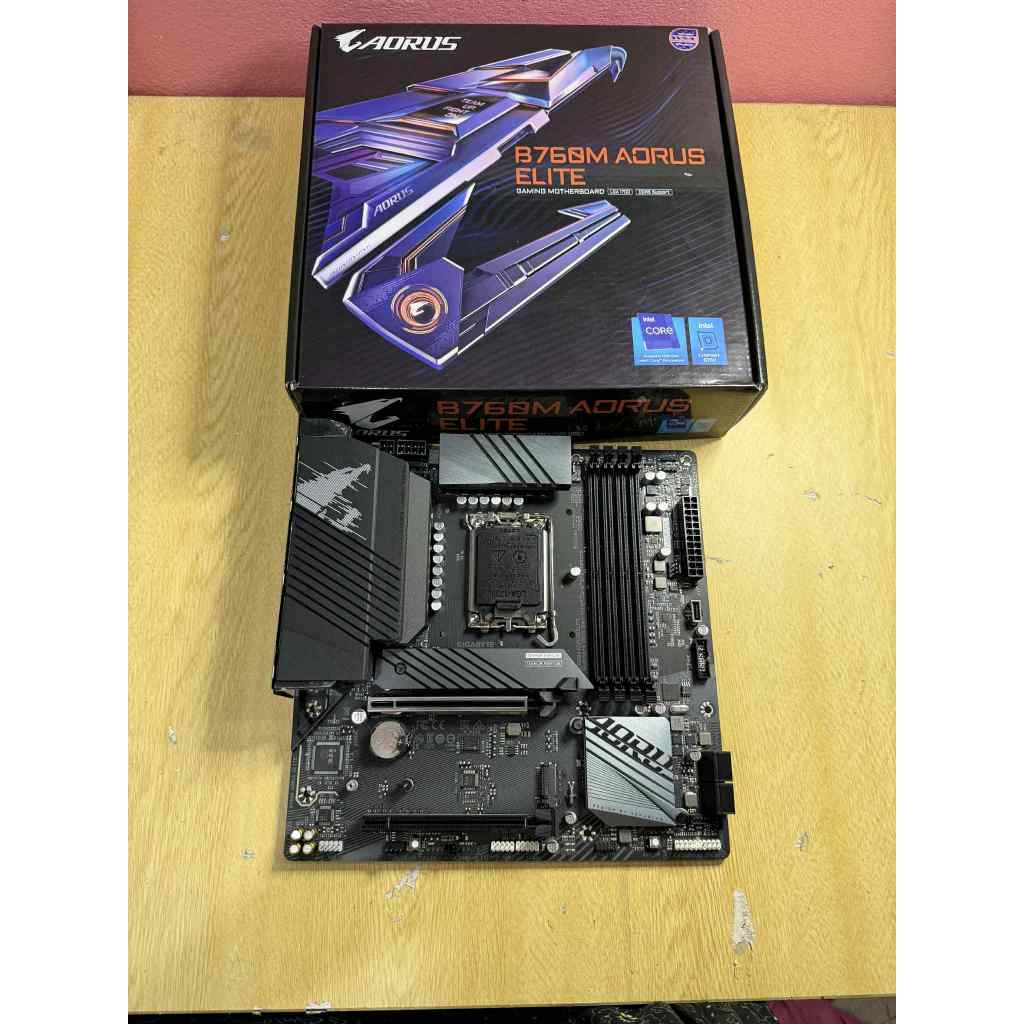 ขายMBมือสอง GIGABYTE B760M AORUS ELITE DDR5 LGA-1700