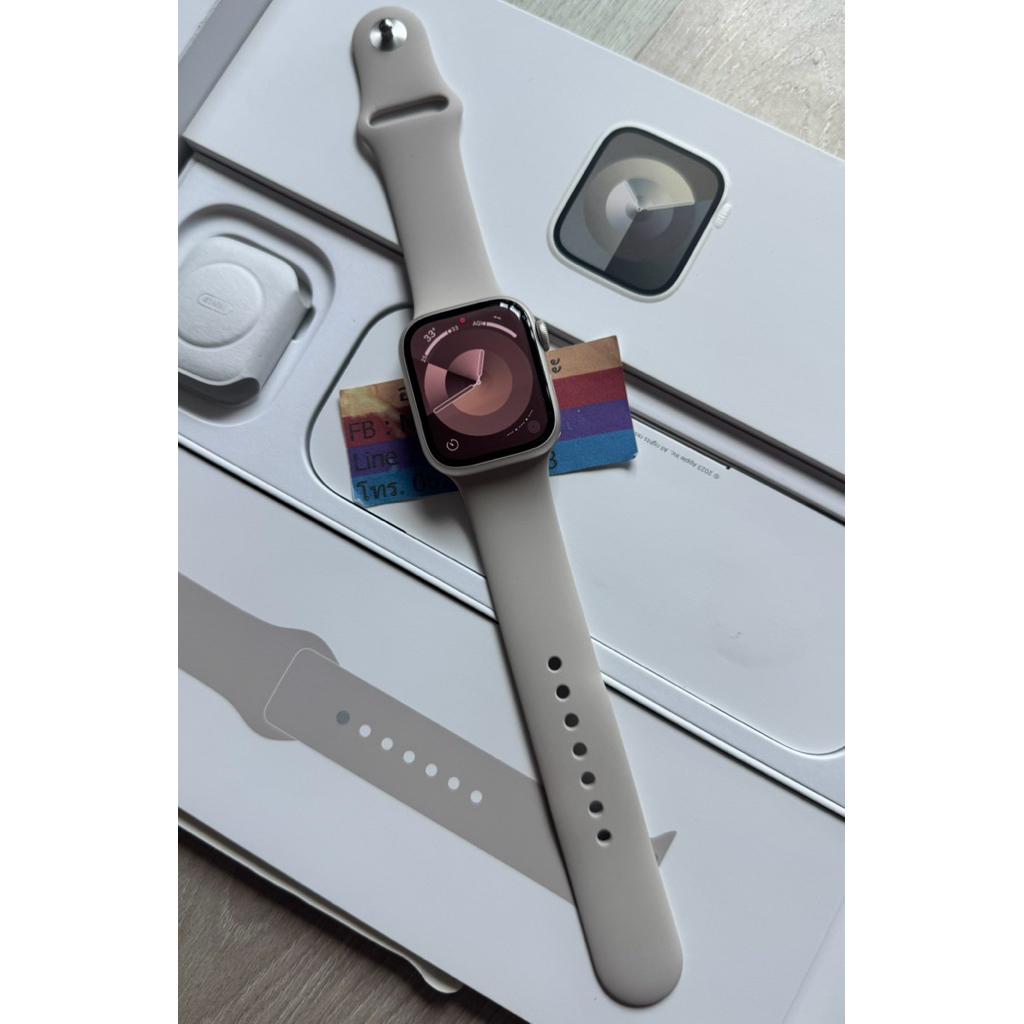 Watch Series 9 GPS อะลูมิเนียม 41 มม. ( สี สตาร์ไลท์)