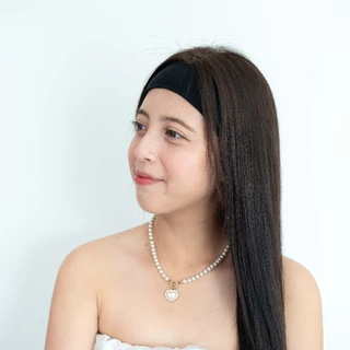 TITANIA Headband ผ้าคาดผม รุ่น Soft Comfort Fit สีดำ (2ชิ้น) นำเข้าจากเยอรมัน