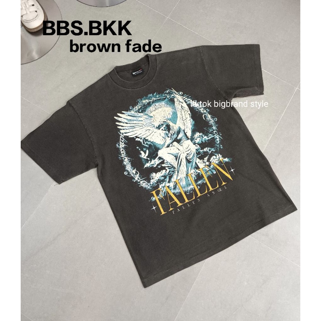 เสื้อยืด ANGEL FALLEN เนื้อผ้า PREMIUM COMB no.20 เกรดระดับสูง