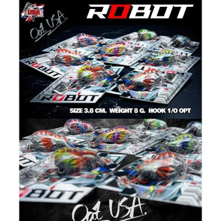 กบยางUSA กบยางยูเอสเอ กบยางโรบอท Robot USA น้ำหนัก 8g ขนาด 3.8cm