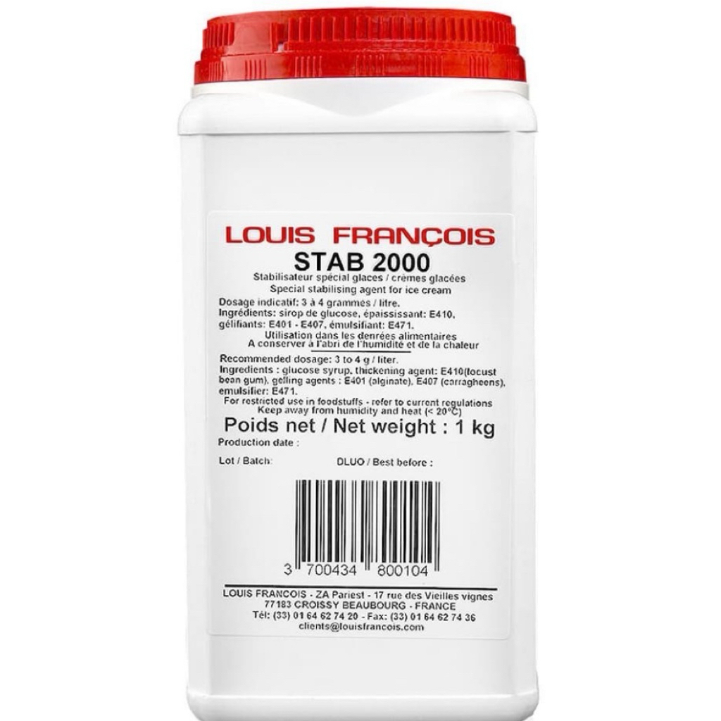 Louis François STAB 2000 Ice Cream Stabilizer - ผงสำหรับทําไอศครีม