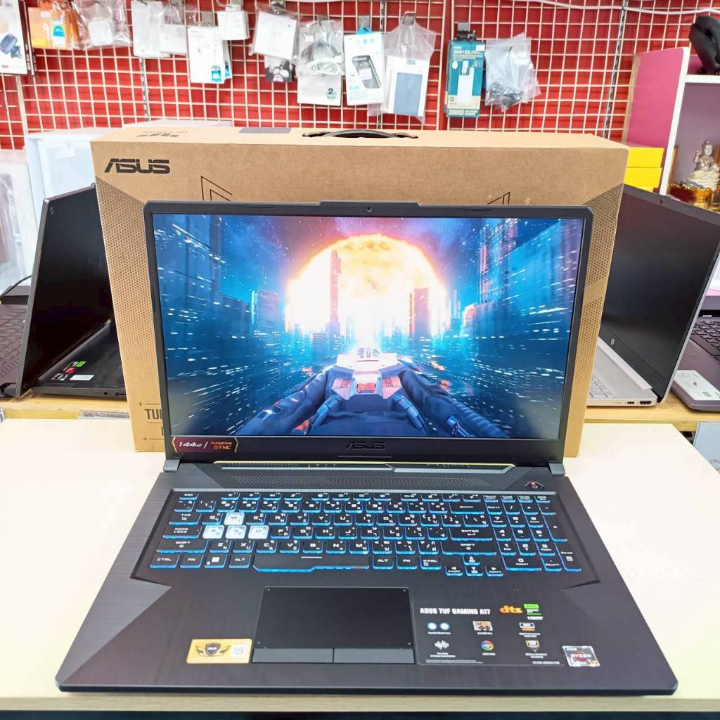 ASUS TUF GAMING A17 FA706NFR-HX016W  สภาพเครื่อง  99% ไร้ริ้วรอย  ประกันศูนย์   22/11/2026