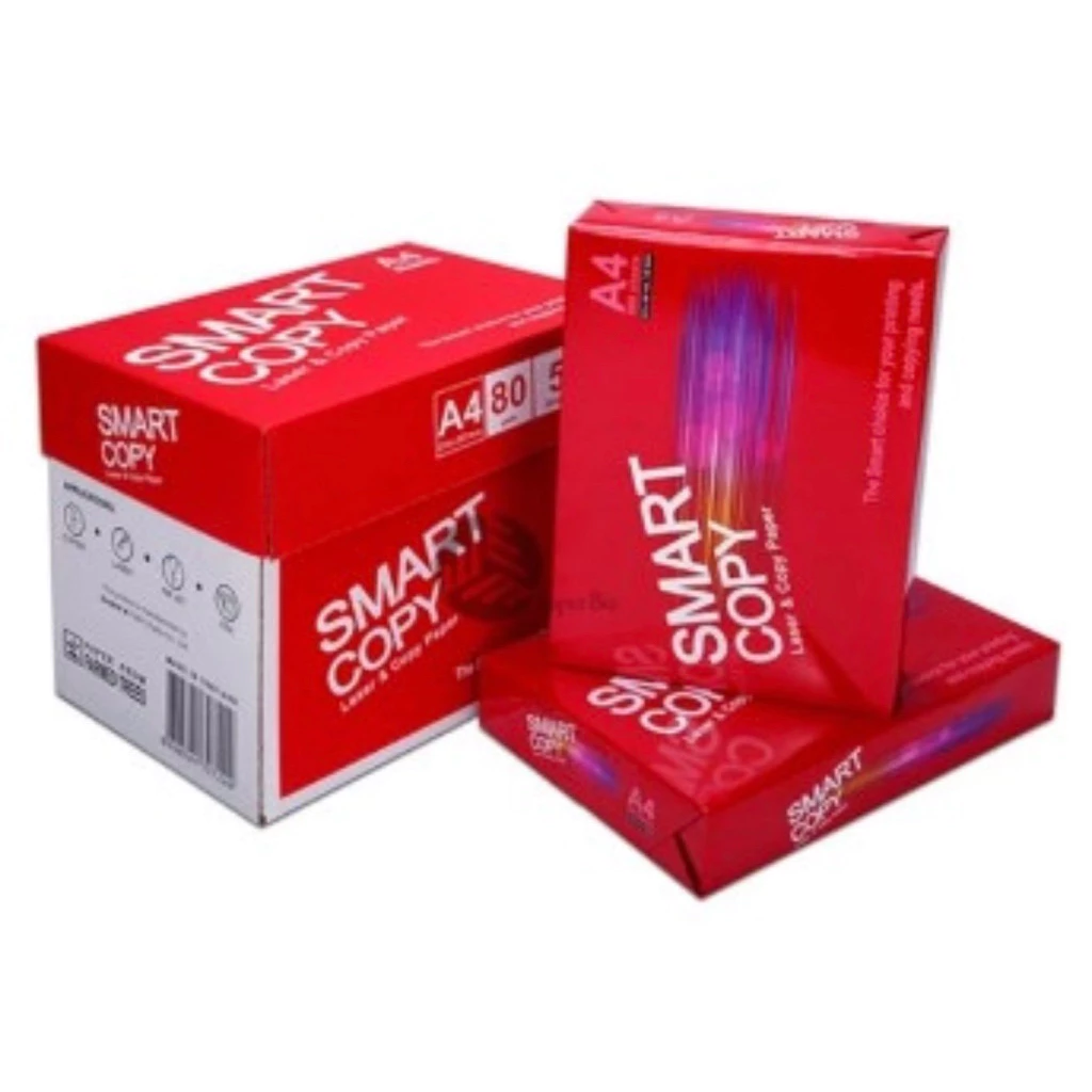 กระดาษถ่ายเอกสาร 80 แกรม ขนาด A4 SMART COPY บรรจุ 500 แผ่น/รีม