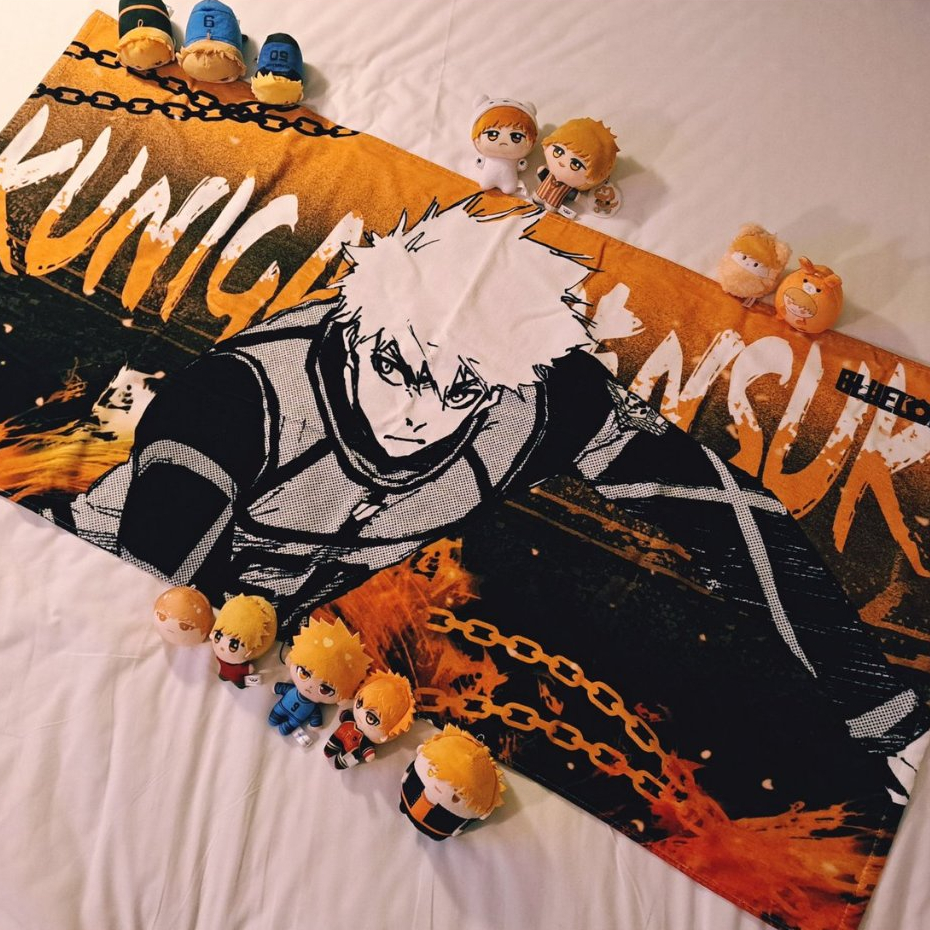 D355 ผ้าขนหนู BLUE LOCK ลาย KUNIGAMI RENSUKE