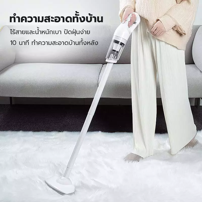 เครื่องดูดฝุ่นไร้สาย 20000PA แรงดูดสูง เครื่องดูดฝุ่น Handheld Vacuum Cleaner น้ำหนักเบา เหมาะกับบ้านและคอนโด thumbnail 7