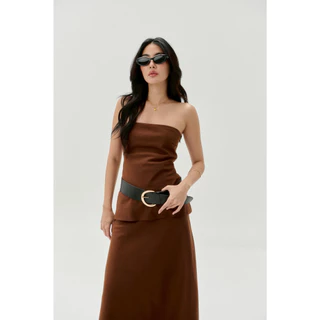 Felt.bkk Denia Dress เดรสเกาะอก กระโปรงทรงเอ