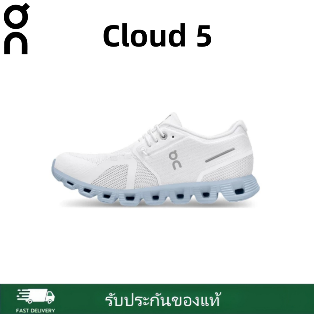 ON Running ON Cloud5 Cloud5 รองเท้าวิ่งสําหรับผู้ชายและผู้หญิงน้ําหนักเบารองเท้าตาข่าย Unisex