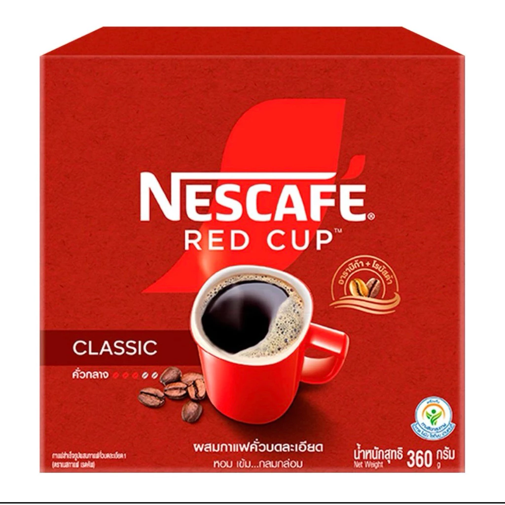เนสกาแฟเรดคัพ กาแฟสำเร็จรูปผสมกาแฟคั่วบดละเอียด 360 ก.