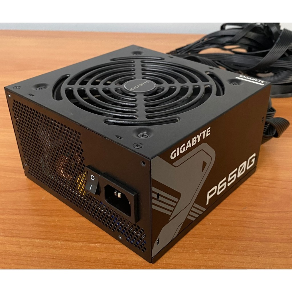 POWER SUPPLY (อุปกรณ์จ่ายไฟ) GIGABYTE P650G 650W (80 PLUS Gold) มือสอง ประกันไทย