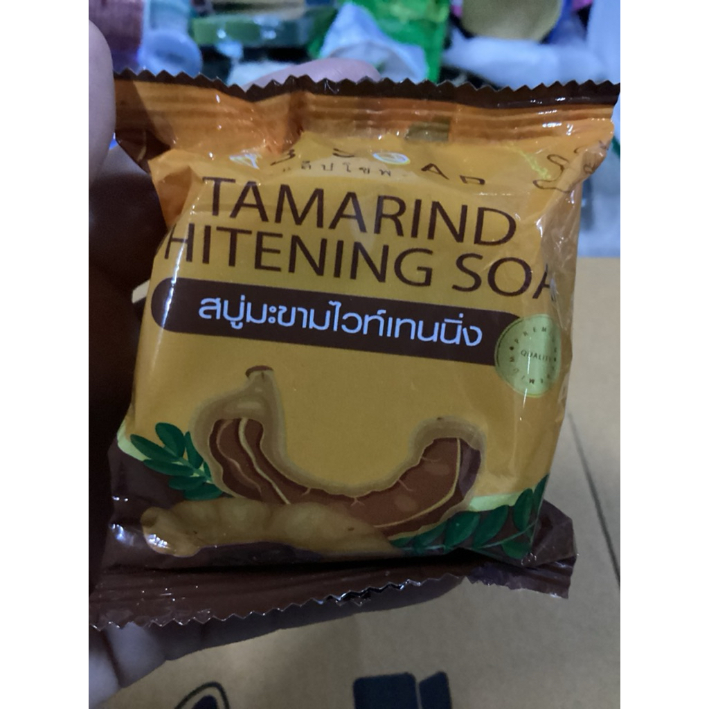 LAB SOAP สบู่สครับมะขามไวท์เทนนิ่ง 75 กรัม