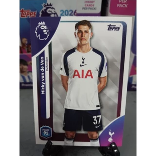 การ์ดฟุตบอล Topps Premier League 2026 : Arsenal & Chelsea & Spur : SET : Debut Edition