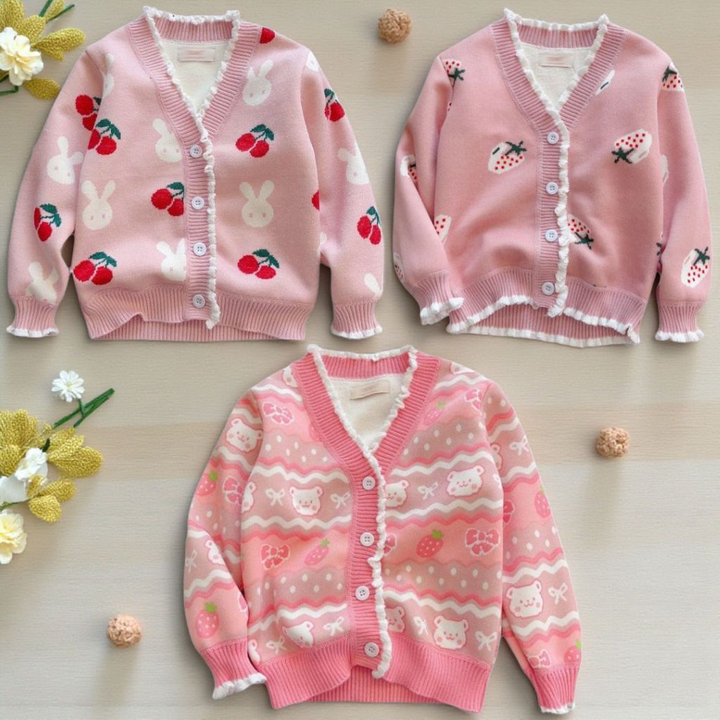 [พร้อมส่งจากไทย] เสื้อกันหนาวเด็ก เสื้อกันหนาวไหมพรมเด็ก เสื้อกันหนาว เสื้อแขนยาว COAT
