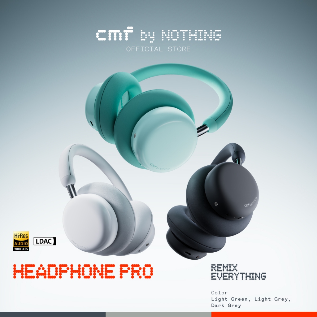 CMF by Nothing - Headphone Pro, Remix Everything หูฟังไร้สาย Wireless Headphone