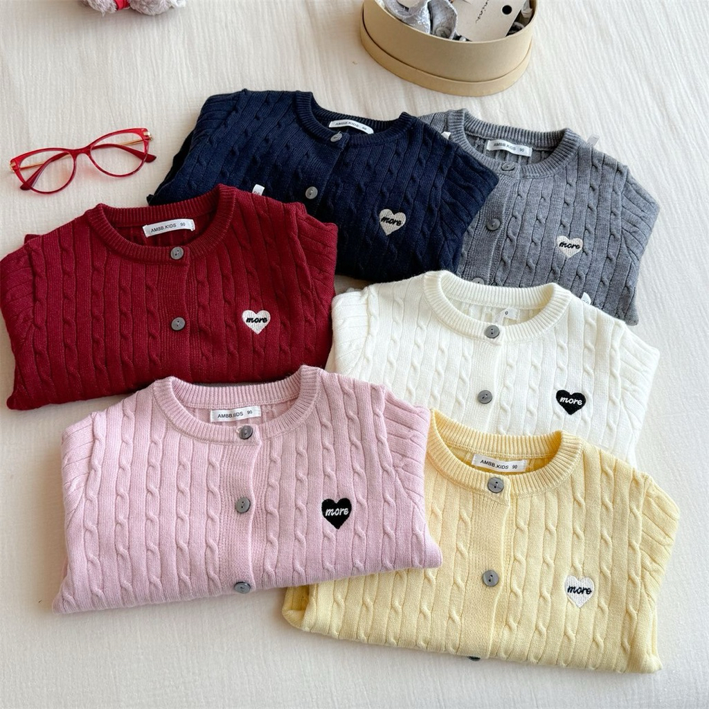 [Namsaii kids] พร้อมส่ง ชุดเด็กผู้หญิง เสื้อไหมพรม เสื้อถัก งานOriginal สไตล์เกาหลี