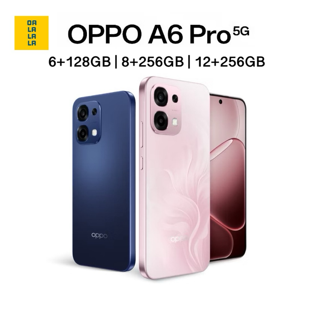 OPPO A6 Pro 5G[6+128GB | 8+256GB | 12+256GB] ชาร์จไว80W เครื่องศูนย์แท้ รับประกันศูนย์ไทย 1 ปี
