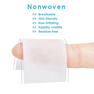Alcohol Pad ชิ้นละ 1 บาท แผ่นแอลกอฮอล์ 75% เช็ดทำความสะอาดเล็บแบบพกพา สินค้าพร้อมส่ง