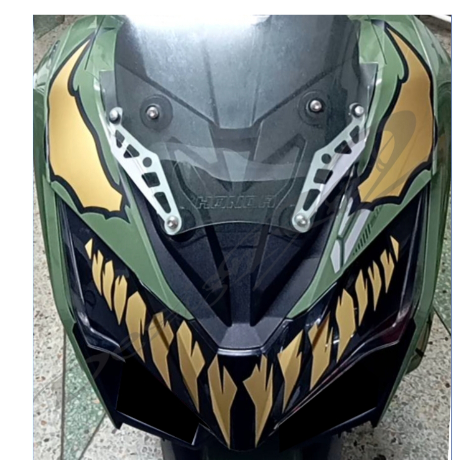 GPX DZ3 300 2024ฟิล์มแต่งหน้ากาก สีสันสดใสไม่ซีดจางง่ายสวยโดดเด่นไม่ซ้ำใครติดตั้งง่ายต้องลองถึงจะรู้
