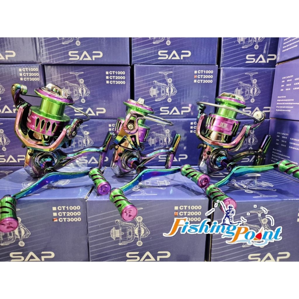 รอกสปินแขนคู่ SAP รุ่น CT เบอร์1000/2000/3000