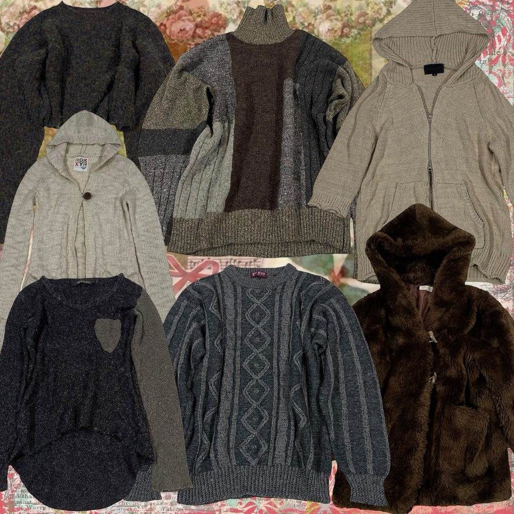 🧺Y2K Japan Cozy Knitwear เสื้อผ้าญี่ปุ่นมือสอง🧺