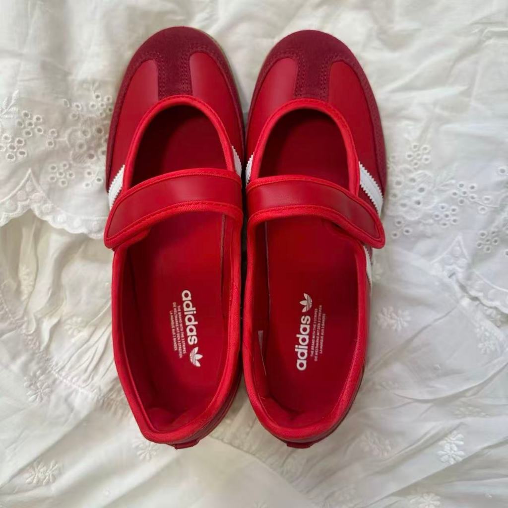 （ของแท้ 100 %）adidas originals samba OG Jane JQ6446 สีแดง