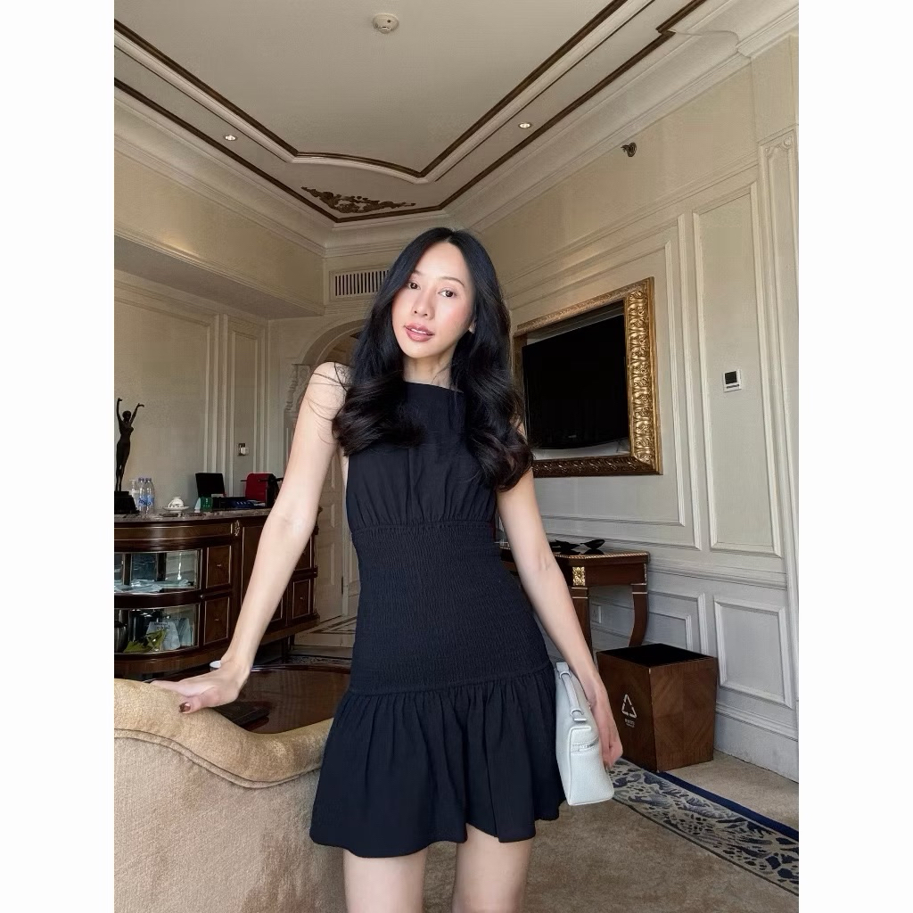 T.c store รุ่น Smocked dress ( แบรนด์Tracy.xo )