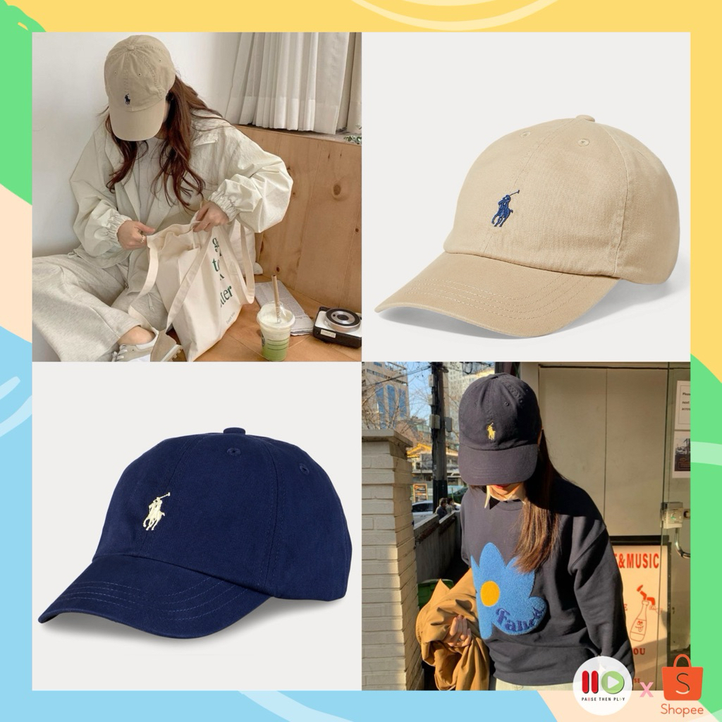 ⚡️ลด 30%⚡️โค้ด •30XTRA100026N• Ralph Lauren Classic Pony Baseball Cap (Boys Size 56cm)