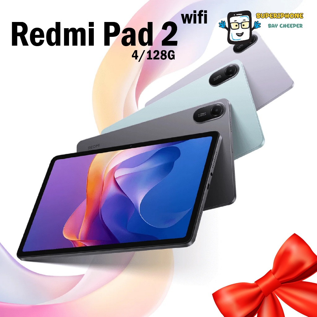 Redmi Pad 2 Wi-Fi (4+128GB)จอใหญ่ 11นิ้ว แบต 9,000 mAh(By Shopee  SuperTphone1234)