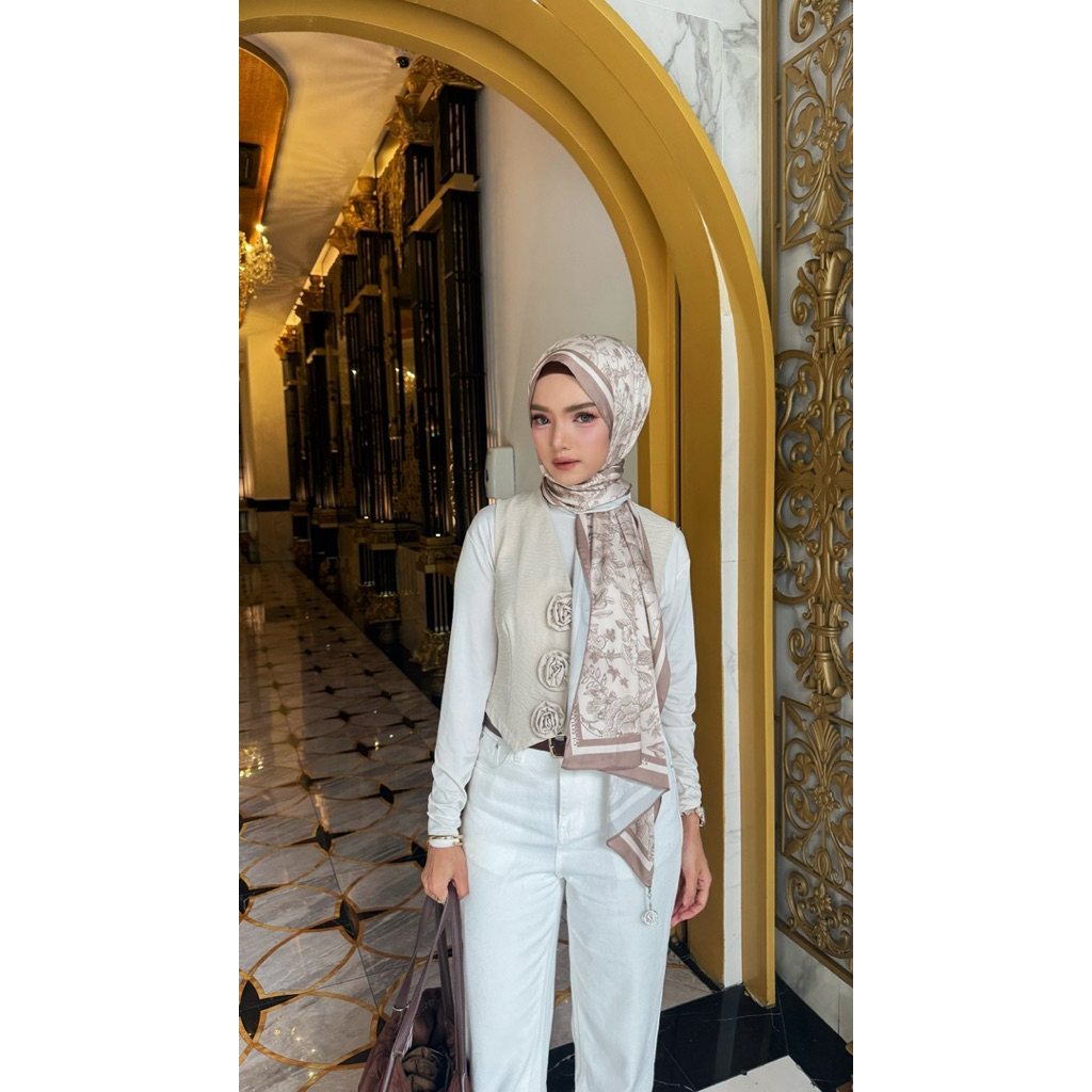 RINARIS BRAND เนื้อผ้าซาตินชิลค์ผ้านุ่มใส่สบายพันยาวขนาด70*180ซม