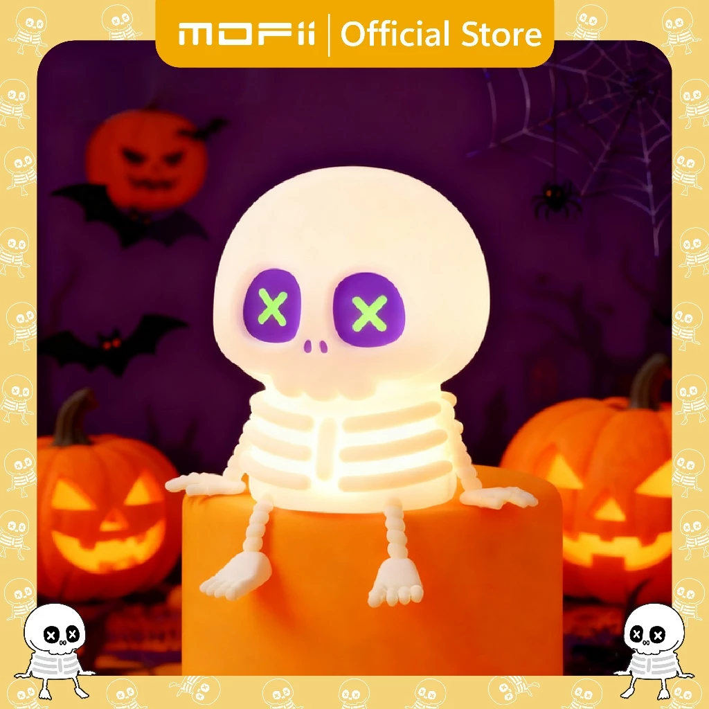 [ของแท้ รับประกันศูนย์ไทย]MOFii โคมไฟน่ารัก SKELETON เจ้าโครงกระดูกสุดเท่ห์ ปรับไฟได้หลายแบบไม่ซ้ำ