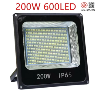 สปอตไลท์ ไฟสว่าง Spotlight LED 200W 600LED /1000W 2500LED แสงขาว/แสงเหลือง IP66