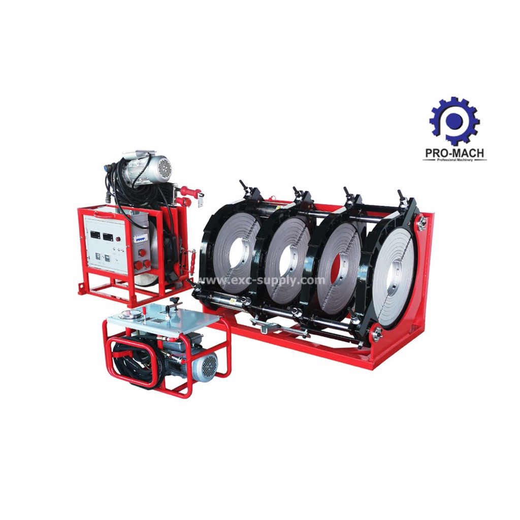 เครื่องเชื่อมท่อ HDPE เครื่องเชื่อมท่อแบบไฮดรอลิค ขนาด 450 mm. รุ่น EX-HY450