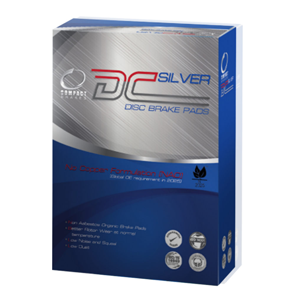 ผ้าเบรคหน้า COMPACT TOYOTA VIOS YARIS / YARIS ATIVE โตโยต้า วีออส ยาริส ปี 06-ปัจจุบัน เกรด DCC - รูปที่ 3